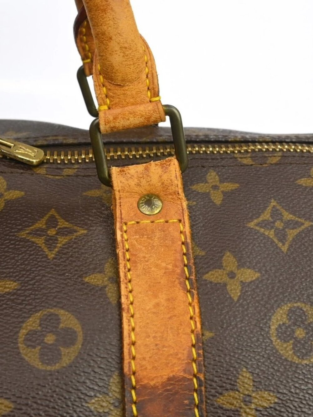 LOUIS VUITTON MONOGRAM KEEPALL BANDOULIERE 60 BAG - Picture 10 of 16